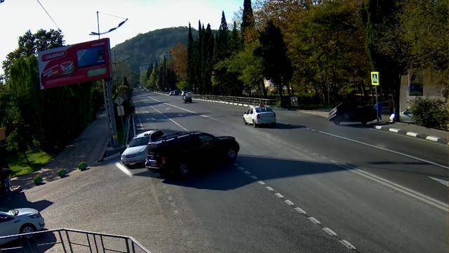 Дтп в Дагомысе на пересечении Батумского шоссе и Гайдара 22 октября 2016