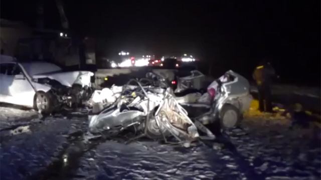 Страшное дтп на трассе в Емельяновском районе 25 октября 2016