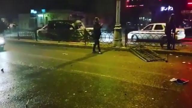 Массовое дтп на проспекте Калинина в Пятигорске 28 октября 2016