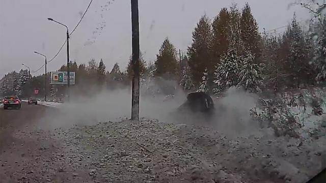 Дтп с перевроротом в Томске 28 октября 2016
