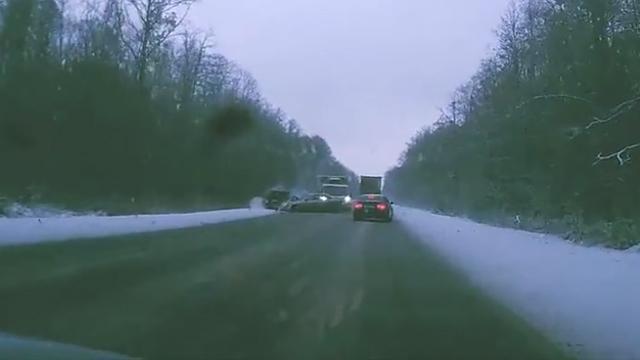 Массовое дтп на трассе Липецк - Елец в Задонском районе 29 октября 2016