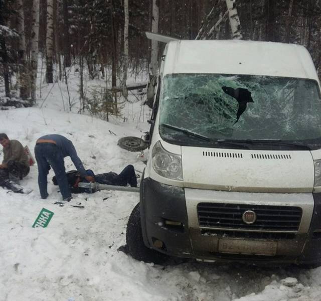 Дтп с автобусом на трассе «Байкал» в Шелеховском районе 16 ноября 2016