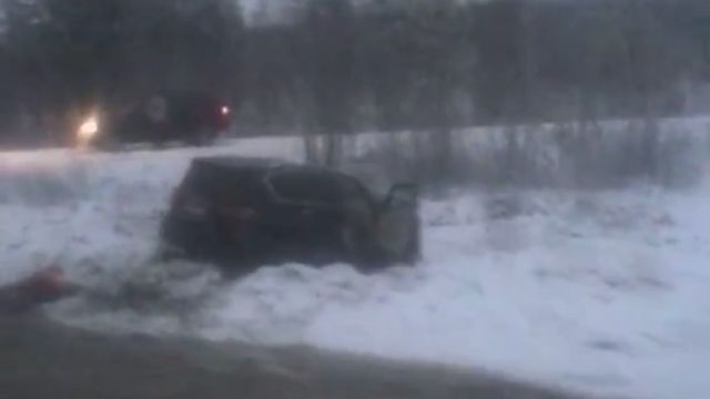 Дтп на трассе «Кола» возле поселка Пушной 18 ноября 2016