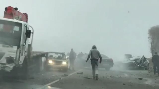 Серьезное дтп на трассе под Пятигорском