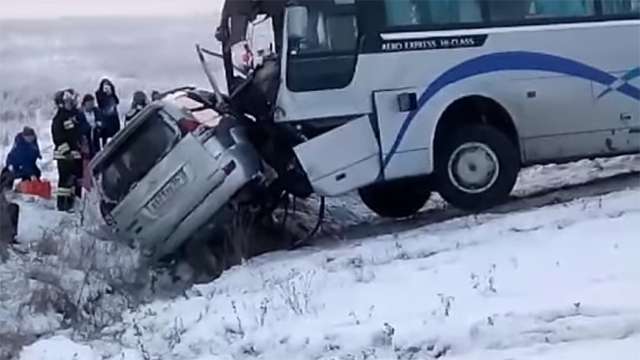 Дтп с автобусом в Усольском районе Иркутской области 28 ноября 2016