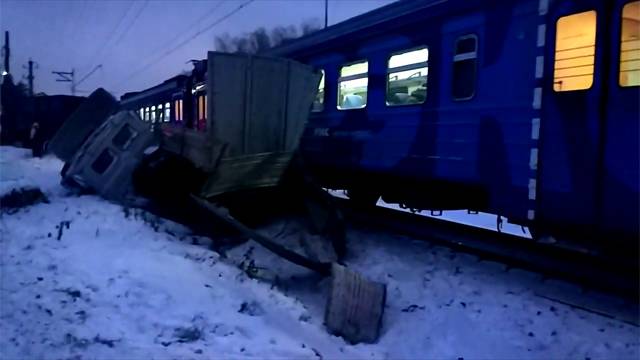Дтп на ж/д переезде в Пушкинском районе Московской области 3 ноября 2016