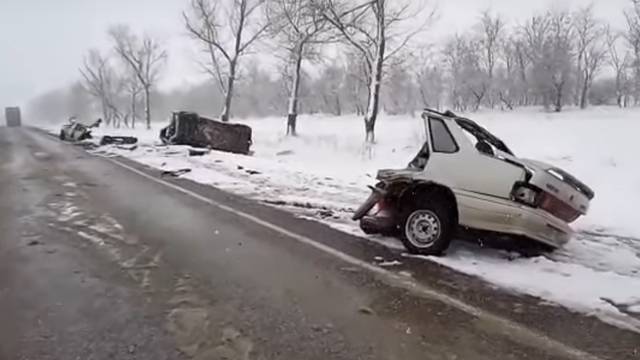 Дтп на трассе «Ростов-на-Дону - Ставрополь» в Красногвардейском районе 30 ноября 2016