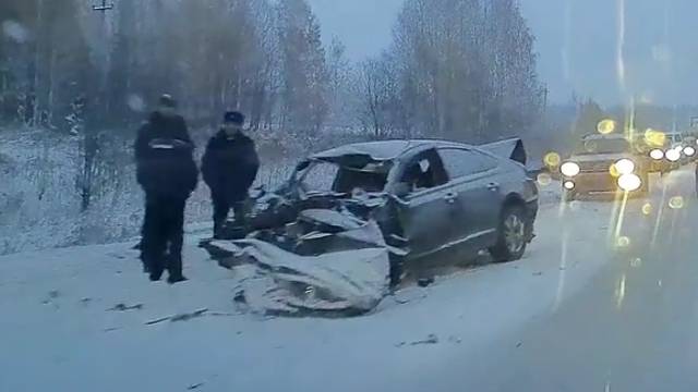 Дтп с фурой на трассе Полазна - Чусовой 6 ноября 2016