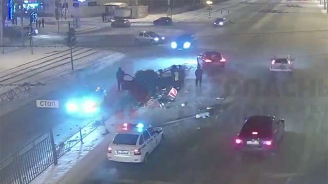 Дтп на пересечении проспектов Ленина и Октября в Ярославле 16 декабря 2016