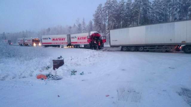Страшное дтп на трассе «Тюмень - Ханты-Мансийск» в Уватском районе 21 декабря 2016
