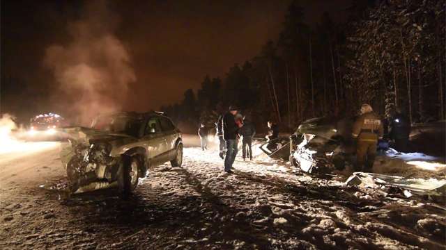 Серьезное дтп на трассе «Екатеринбург - Серов» под Нижним Тагилом 7 декабря 2016