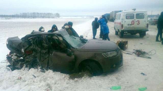 Страшное дтп на трассе М6 «Каспий» в Скопинском районе 8 декабря 2016