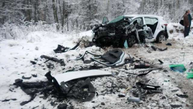 Страшная авария на трассе «Кострома - Буй» в Буйском районе 2 января 2017