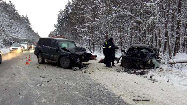 Страшная авария на трассе М5 «Урал» в Щацком районе 8 января 2017