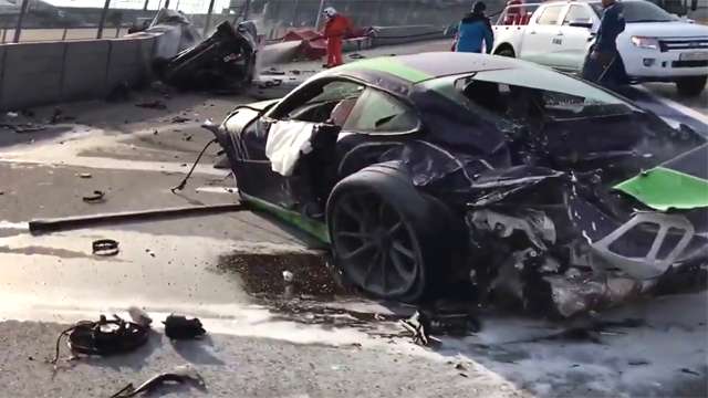 Дорогая авария на «Сочи Автодроме» 15 января 2017