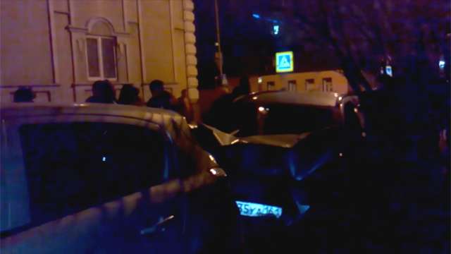 Массовое дтп в Халтуринском переулке в Ростове-на-Дону 17 января 2017