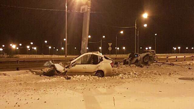Дтп на Северной Окружной дороге в Рязани 21 января 2017