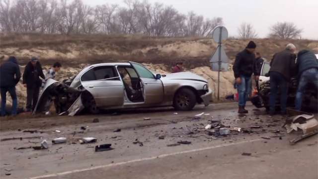 Серьезное дтп под Симферополем на трассе «Симферополь - Севастополь» 21 января 2017