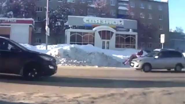 Дтп с пешеходом на улице Гафиатуллина в Бугульме 30 января 2017