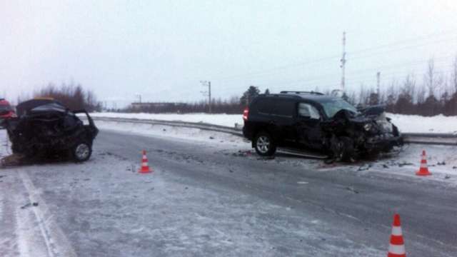 Серьезное дтп на трассе «Нижневартовск - Сургут» в Сургутском районе 13 февраля 2017