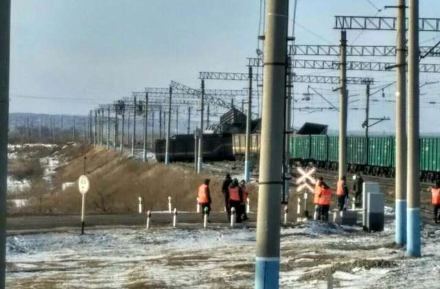 Страшное дтп на ж/д переезде возле станции Арга в Серышевском районе 3 марта 2017
