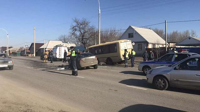 Серьезное дтп с автобусом на Сумской улице в Белгороде