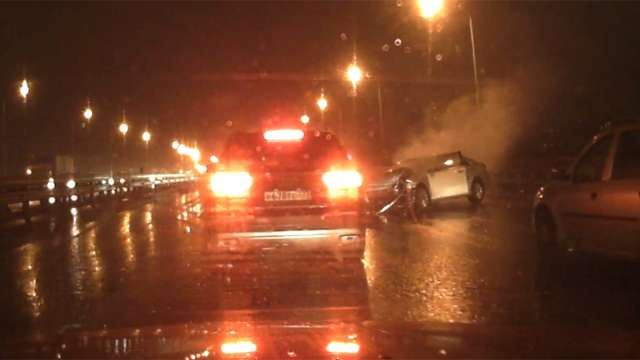 Массовое дтп на Новорижском шоссе в Москве