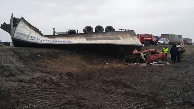 Страшное дтп с грузовиками на трассе М7 «Волга» в Пестречинском районе