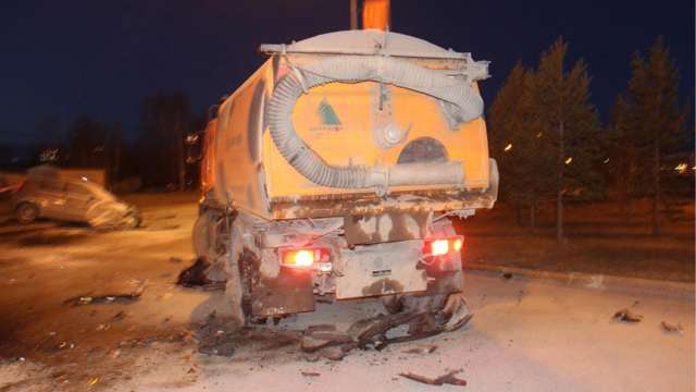 Страшное дтп на проспекте Ленина в Сургуте