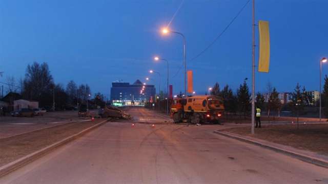 Страшное дтп на проспекте Ленина в Сургуте