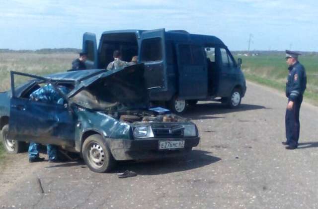 Серьезное дтп на автодороге «Родоманово - Ляпино» в Гагаринском районе