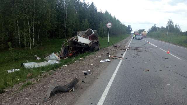 Крупное дтп на трассе «Пермь - Березники» в Добрянском районе