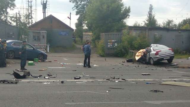 Серьезное дтп на улице Кибальчича в Санкт-Петербурге