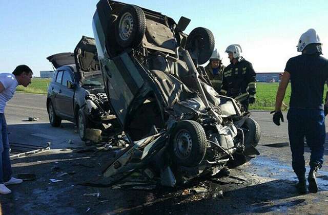 Страшное лобовое дтп на улице Солдатское поле в Воронеже