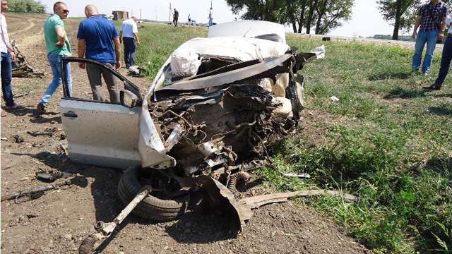 Дтп с грузовиком на трассе «Новоалександровск - Григорополисская» в Новоалександровском районе