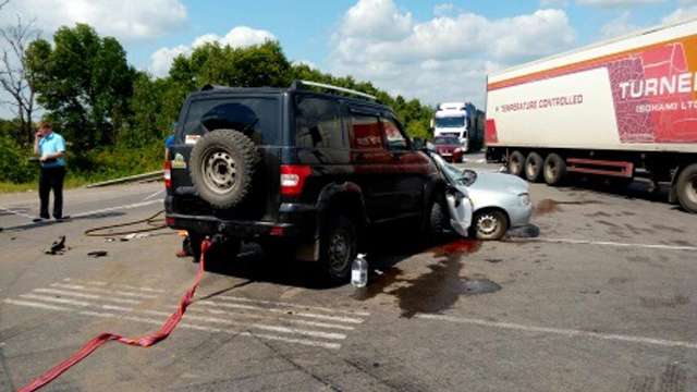 Страшное дтп на трассе М4 «Дон» возле села Товарково в Богородицком районе