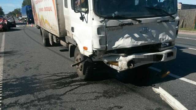 Серьезное дтп на трассе «Москва - Санкт-Петербург» в Бологовском районе