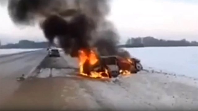 Серьезное дтп с грузовиком на трассе «Томск - Новосибирск» в Юргинском районе